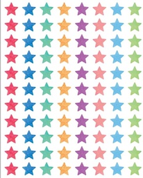 [TCR8729] Watercolor Stars Mini Stickers Value-Pack(1144stickers) (0.4''-1cm)