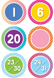 [TCRX8790] Colorful Vibes Calendar Days (7cmx7cm)(2.7''x2.7'') (36pcs)