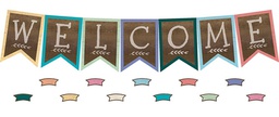 [TCR8815] Home Sweet Classroom Pennants Welcome! BB Set  (57pcs)