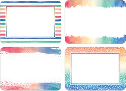 [TCR8968] Watercolor Name Tags/Labels - Multi-Pack (3.5''x2.5'')(8.8cmx6.3cm)(36pcs)