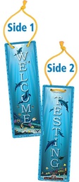 [TCRX5065] WYLAND SEA Welcome!/Testing Door Sign (22.5cmx7.5cm)(1 pc)