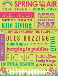 [TCRX7536] Spring Subway Art Chart (55cmx 43cm)