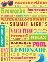 [TCRX7537] Summer Subway Art Chart (55cmx 43cm)