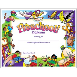 [TX345] Preschool! Diploma (21.5cm x 28cm)(30 sheets)