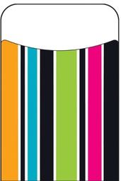 [TX77048] Stripe-tacular Groovy (8.8cm x 13.3cm )   (40 pockets)