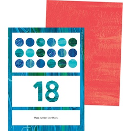 [CDX145132] Eric Carle Numbers Learning Cards(14cmx10.5cm)(5.5''x4'')(63 cards)