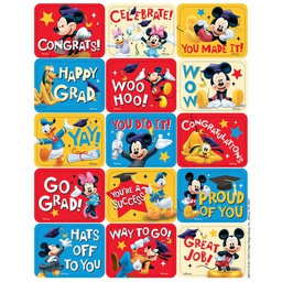 [EUX657417] Mickey Graduation Success Stickers (120 Stickers) (3.5cm-1.3'')