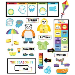 [CDX110496] Weather Mini Bulletin Board Set Grade PK-2 (55 pcs)