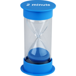 [TCR20758] 2 Minute Sand Timer - Medium (2.5''x5'')(6.3cmx12.7cm)