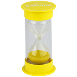 [TCR20759] 3 Minute Sand Timer - Medium (2.5" x 5")(6.3cmx12.7cm)