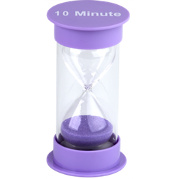 [TCR20762] 10 Minute Sand Timer - Medium (2.5''x5'')(6.3cmx12.7cm)