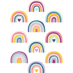[TCR9039] Oh Happy Day Rainbows Accents (6" (15.2cm) (30 pcs)