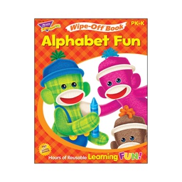 [T94118] Alphabet Fun Sock Monkeys (PK-K) BOOKS Write-on/Wipe-off