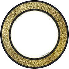 [CDX120244] Gold Glitter Dots Sparkle &amp; Shine Colorful Accents (5''(12.5cm) (36 pcs)