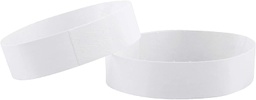 [T1VL09] WHITE - Wristco 1" Tyvek Wristbands (numbered) - 500 Ct.