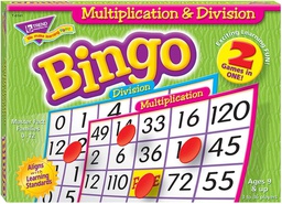 [T6141] Multiplication &amp; Division Bingo Game (2-Sided) (36cards)