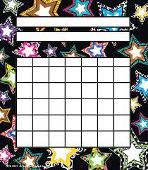 [TCRX5257] FANCY STARS Incentive Charts (13.3cmx15.2cm) (36pkg)