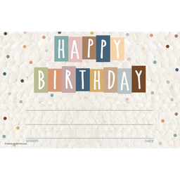 [TCR7135] EVERYONE IS WELCOME HAPPY BIRTHDAY Awards 5.5" x 8.5" (14cm x 21.5cm)