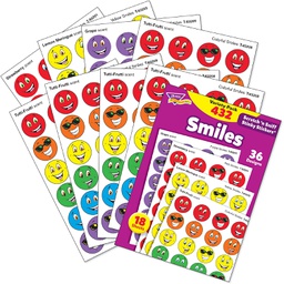 [T83903] Smiles, Asst scents Scratch 'n Sniff Stinky Stickers (432 Stickers)(0.8''-2cm)