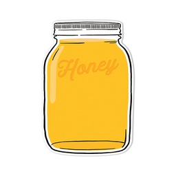 [EU841570] THE HIVE MASON JAR  Accents 36/pack  5.5" x 5.5" (14cm x 14cm)