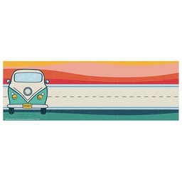 [EU833190] ADVENTURER SELF ADHESIVE NAME PLATES (36/pkg)(9.6''x3.25'')(24.3cmx8.2cm)