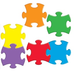 [T10906] PUZZLE PIECES ACCENTS  (5.5''(13.9cm) (36 pcs)