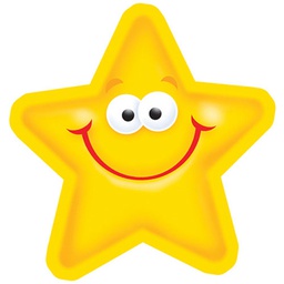 [T10589] SMILEY STARS Mini Accents  (3" (7.6cm)  (36 pcs)