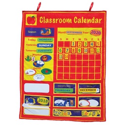 [MTB800] CLASSROOM CALENDAR POCKET CHART 36" x 26" (91cm x 66cm)