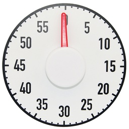 [ASH10205] THE BIG TIMER- 60 minute countdown magnetic (7.5" diameter (19cm diameter)