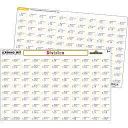 [TCR21026] DIVISION LEARNING MATS 17"x 11.5" (43cm x 29cm)