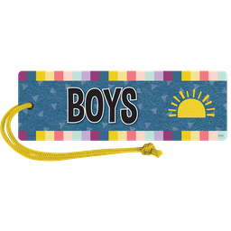 [TCR77519] OH HAPPY DAY Magnetic Hall Pass BOYS (6.6''x2.3'')(17cmx6cm)
