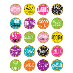 [TCR8191] CONFETTI Stickers (120/pkg) (1"-2.5cm)