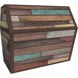 [TCR8588] RECLAIMED WOOD CHEST 9.5"x8"x8.5" (24cm x 20cm x 21.6cm)