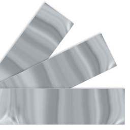 [T85201] SILVER METALLIC BORDER  32.5' x 2.75"   ( 9.9m  x 7cm)