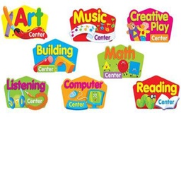 [T8702] PRIMARY CENTER SIGNS  MINI BB SET (8 pcs)(13''-33cm)