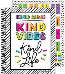 [CD105031] KIND VIBES TEACHER PLANNER (8"x11" (20cmx28cm) (128pgs) (116 stickers)