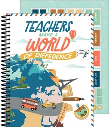 [CD105035 ] LETS EXPLORE TEACHER PLANNER BOOK (8"x11"(20cmx28cm) (1 book  (116 stickers)