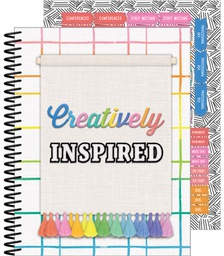 [CD105049] Creatively Inspired Teacher Planner (8"x11"(20cmx28cm) (128 pgs) (116 stickers)