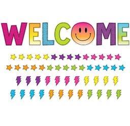 [TCR6920] Brights 4Ever Welcome! BB Set (Letter 13"-33cm tall) (Word spans 7'-2.2m) (59pcs)