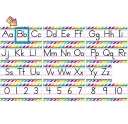 [TCR6923] Brights 4Ever Alphabet Line BB Set   (14pcs)Total is (8.75'= 2.67m)