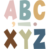 [TCR70101] Everyone is Welcome 7" Fun Font Letters (120pcs)