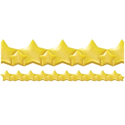 [EU846340] STARS DECO TRIM EXTRA WIDE BORDERS, 12pcs 3.25''x37'(8.2cmx11.2m)
