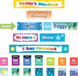 [TCR8346] *Colorful Weather Pocket Chart Cards (94cards)