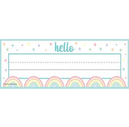 [TCR8422] Pastel Pop Flat Name Plates (6.9cmx29.2cm)(2.7''x11.4'')(36pcs)