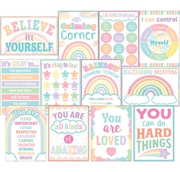 [TCR8439] Pastel Pop Calming Strategies Small Poster Pack  11''x15.75'' (27.9cmx40cm)(12pcs)