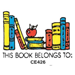 [CEX426] This Book Belongs to... stamp