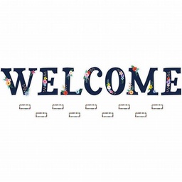 [TCR6695] Wildflowers Welcome! Bulletin Board Set (55pcs)