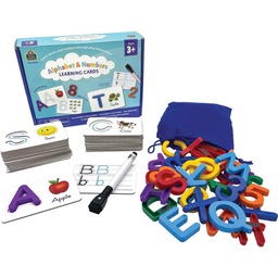 [TCR21034] Alphabet &amp; Numbers Learning Cards (3+yrs)(75pcs)(4''x2.6'')(10cmx6.6cm)