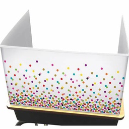 [TCR20345] Confetti Classroom Privacy Screen (22"Wx16"Hx14"D)(55.8cmWx40.6cmHx35.5cmD)