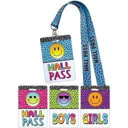 [TCR20322] Brights 4Ever Hall Pass Lanyards(tags:2.75''x4.12''-7cmx10.6cm)(lanyards: 0.75''x16.5''-1.9cmx42cm)